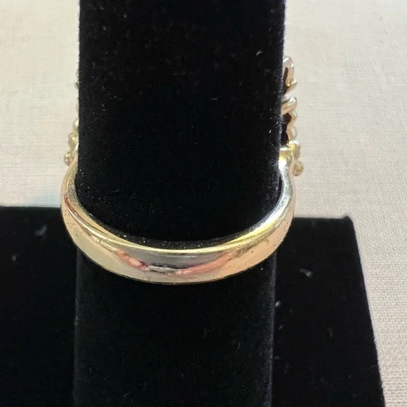 Nicky Butler faceted moonstone cocktail ring.